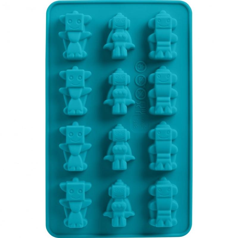 Trudeau Robot Chocolate Molds Set of 2