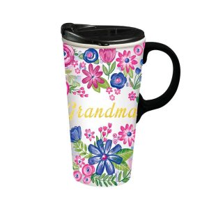 Evergreen Grandma Travel Mug 17oz