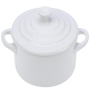 Le Creuset White Mini Round Cocotte
