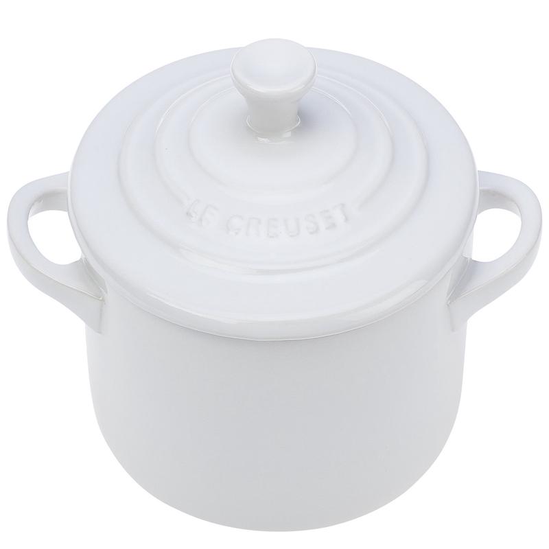 Le Creuset White Mini Round Cocotte