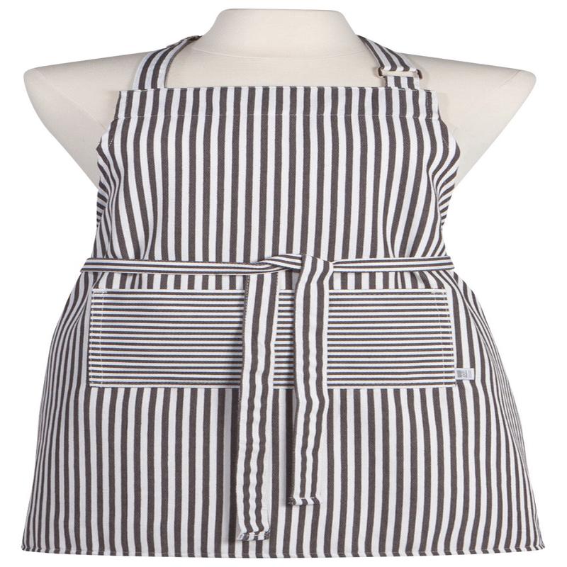 Now Designs Narrow Black Stripe Basic Apron