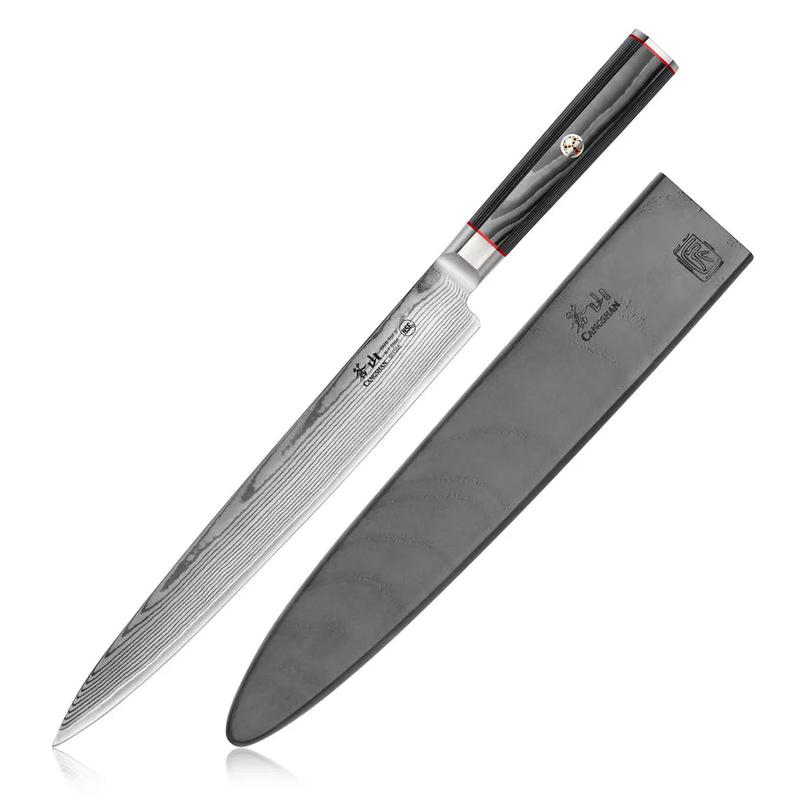 Cangshan Yari 10in Sashimi Knife with Sheath