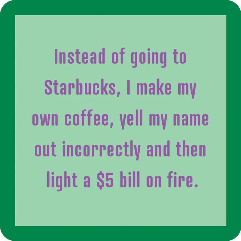 DOM Starbucks Coaster