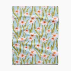 Geometry Daffodil Sky Tea Towel