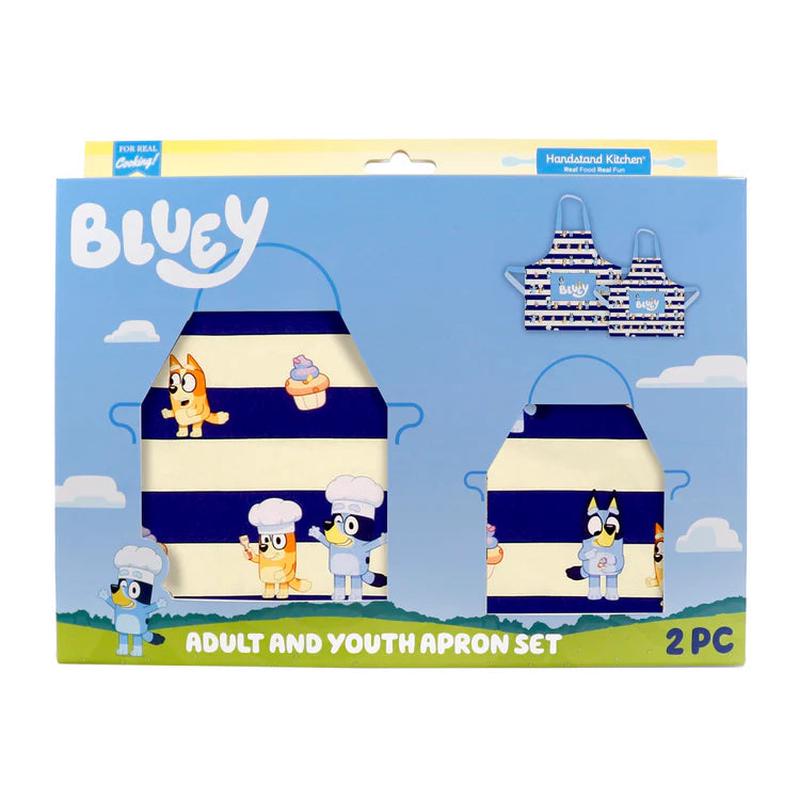 Handstand Kitchen Bluey Adult and Youth Apron Set