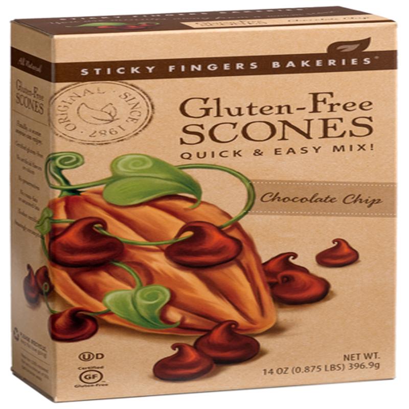 Sticky Fingers Bakery Gluten Free Scone Mix Chocolate Chip