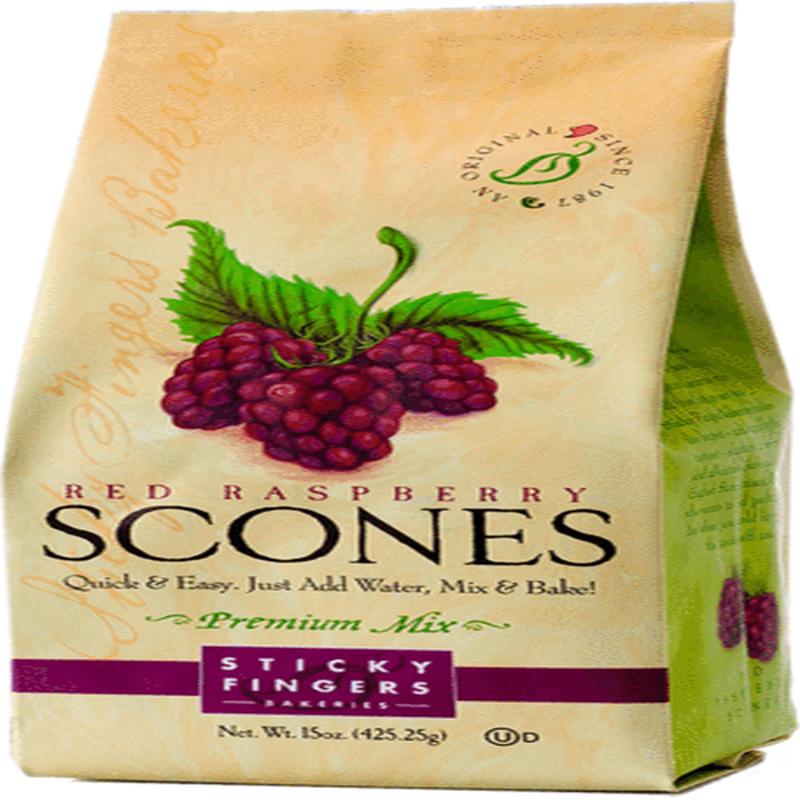 Sticky Fingers Bakery Scone Mix Red Raspberry