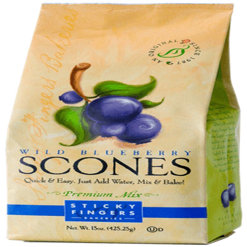 Sticky Fingers Bakery Scone Mix Wild Blueberry