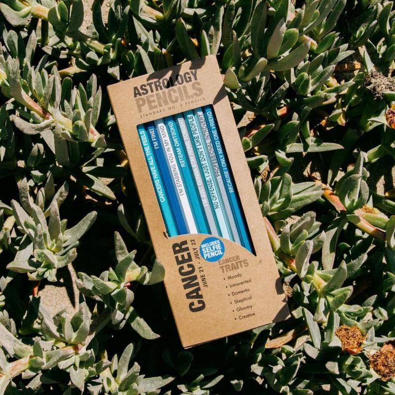 Whiskey River Soap Company Astrology Pencils Cancer