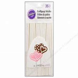 Wilton 6" Lollipop Sticks 35 piece