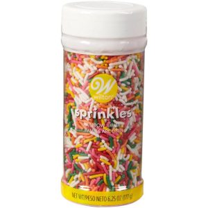 Wilton Rainbow Jimmies Sprinkles 6.25oz
