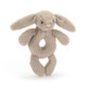 Jellycat Bashful Blue Bunny Ring Rattle