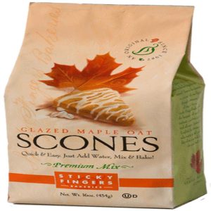 Sticky Fingers Bakery Scone Mix Glazed Maple Oat