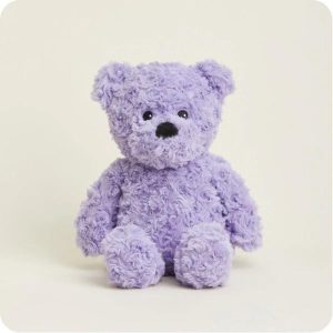 Warmies Purple Curly Bear Plush