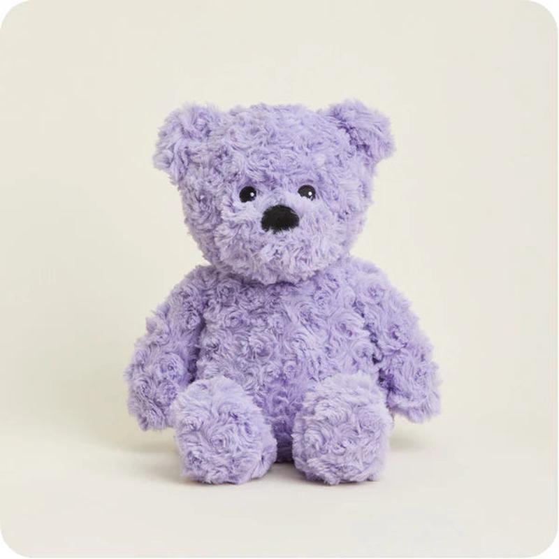 Warmies Purple Curly Bear Plush