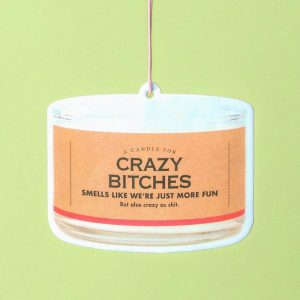 Whiskey River Crazy Bitches Air Freshener