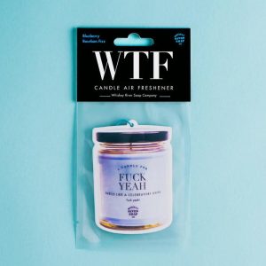Whiskey River Fuck Yeah WTF Air Freshener