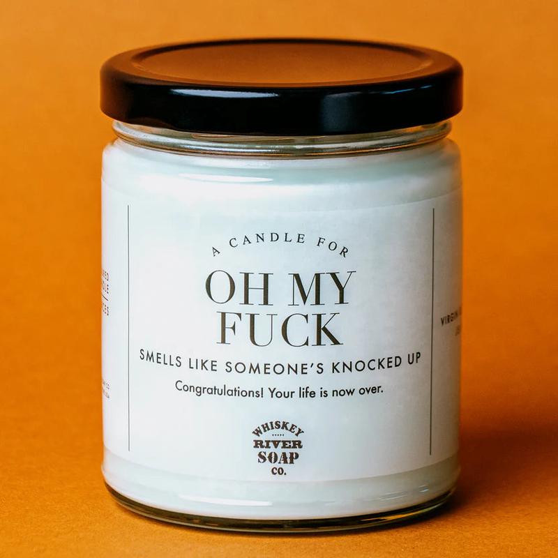 Whiskey River Oh My Fuck Candle