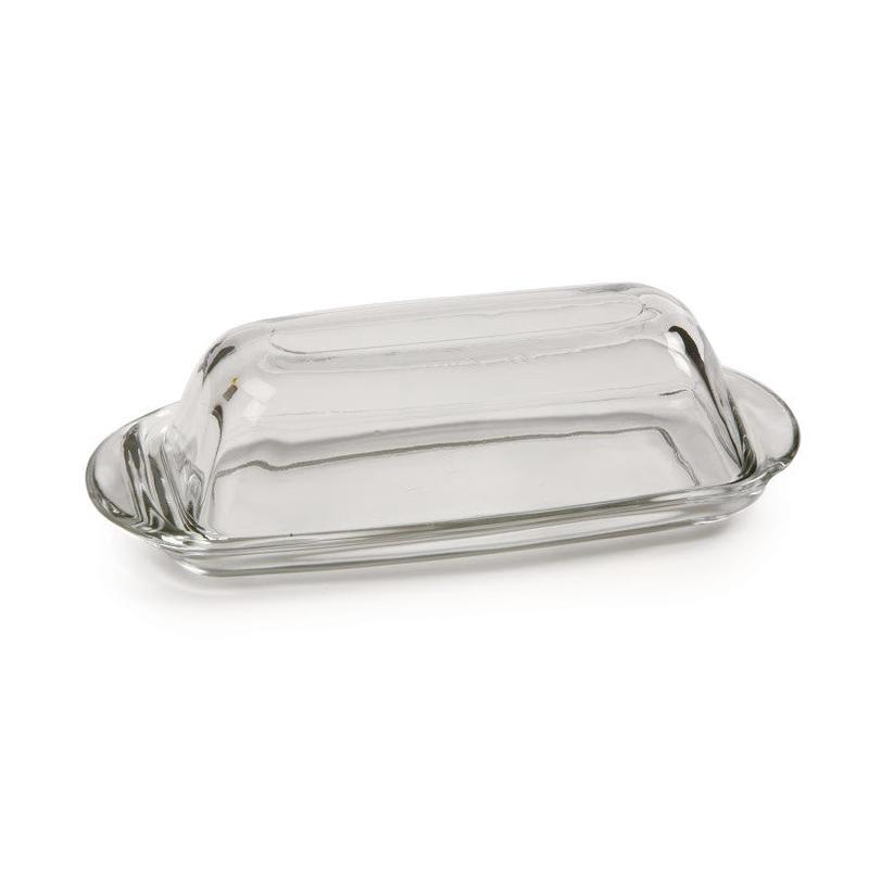 Anchor Glass Butter Dish