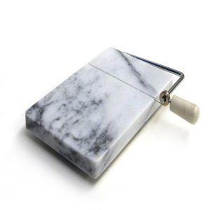 RSVP Cheese Slicer White Marble