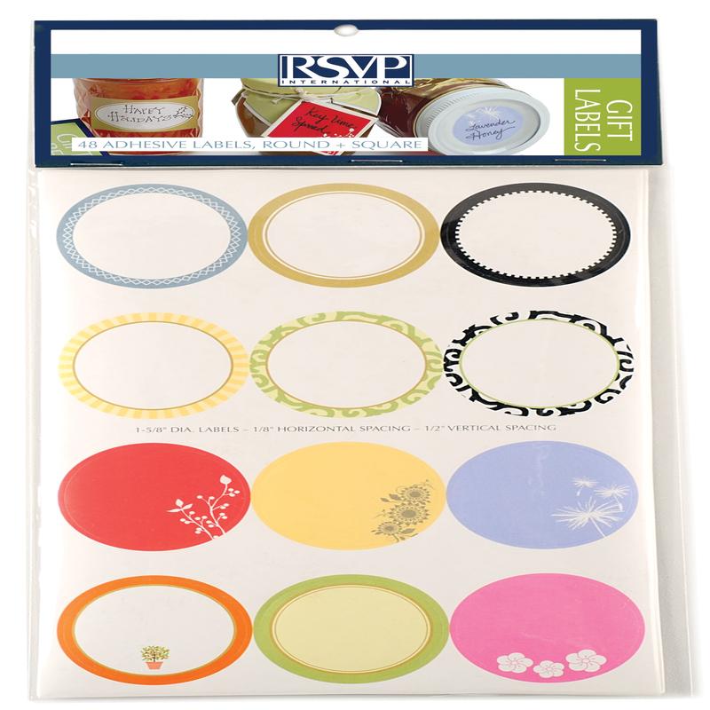 RSVP Round & Square Labels