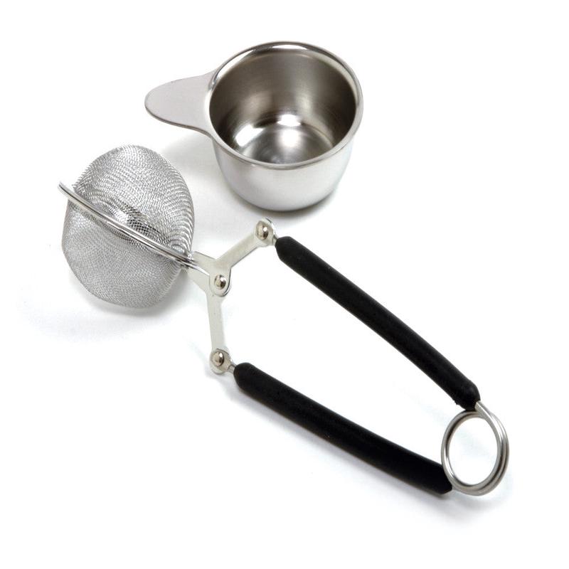 Norpro Grip-EZ Tea Infuser With Drip Cup
