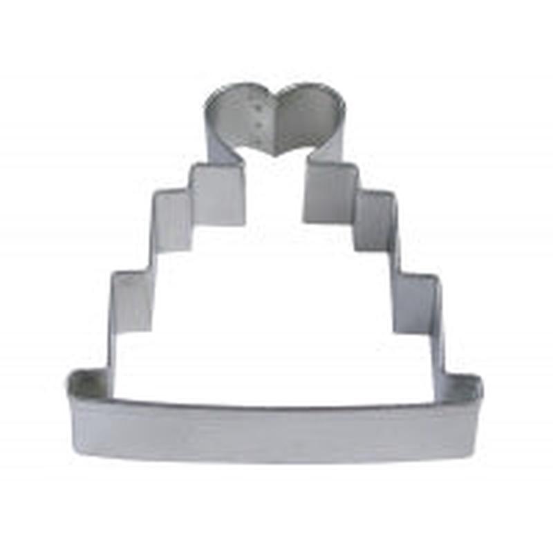 R&M 4" Wedding Cake Cookie Cutter