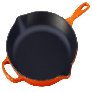 Le Creuset Flame 11 3/4" Cast Iron Skillet
