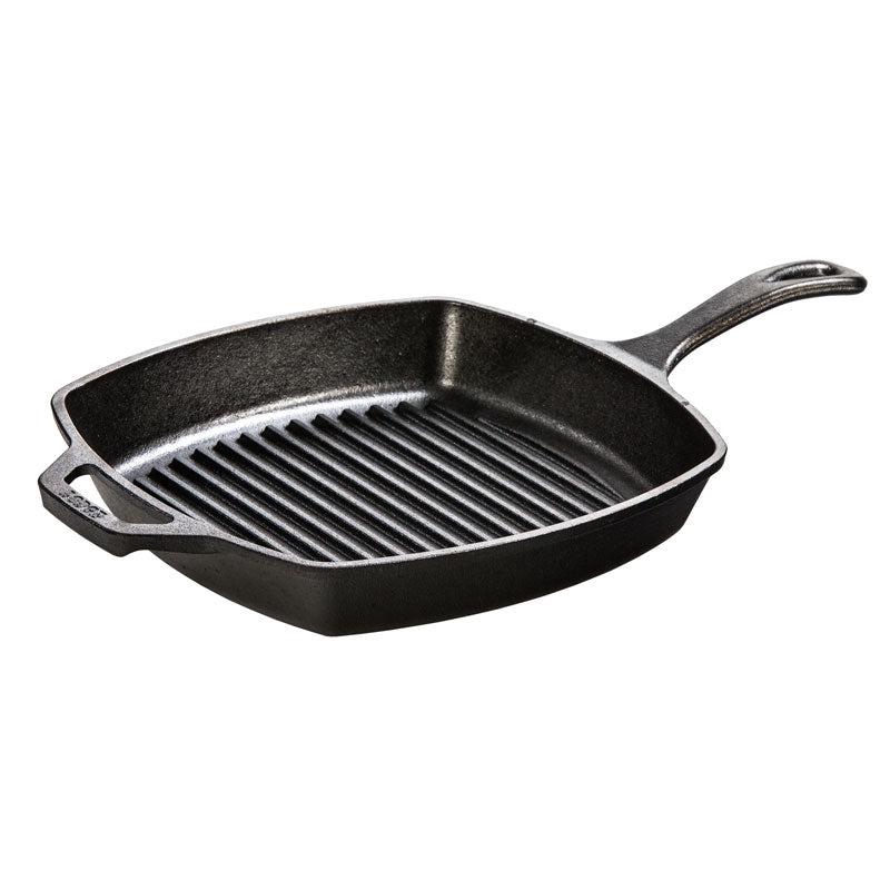 Lodge 10.5 Inch Square Cast Iron Grill Pan