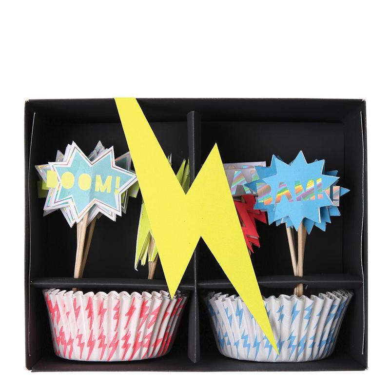 Meri Meri Superhero Cupcake Kit
