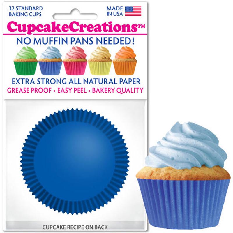 Siege Cupcake Creations Blue Baking Cups
