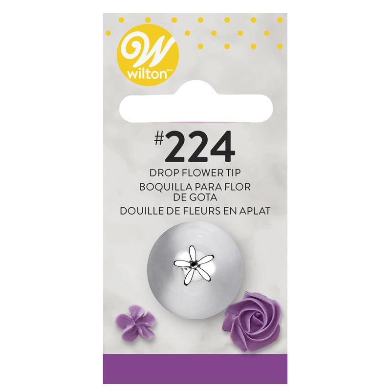 Wilton Decorating Tip # 224 Drop Flower