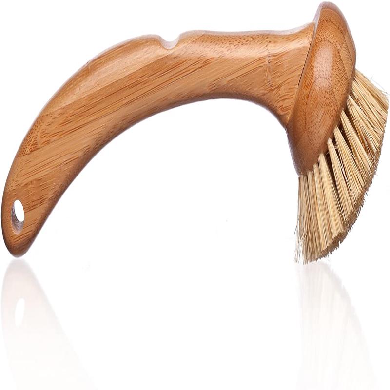 HIC Lola Eco Clean Bamboo Dish Brush