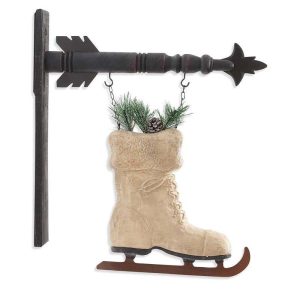 K & K Interiors Ice Skate Hanging Ornament