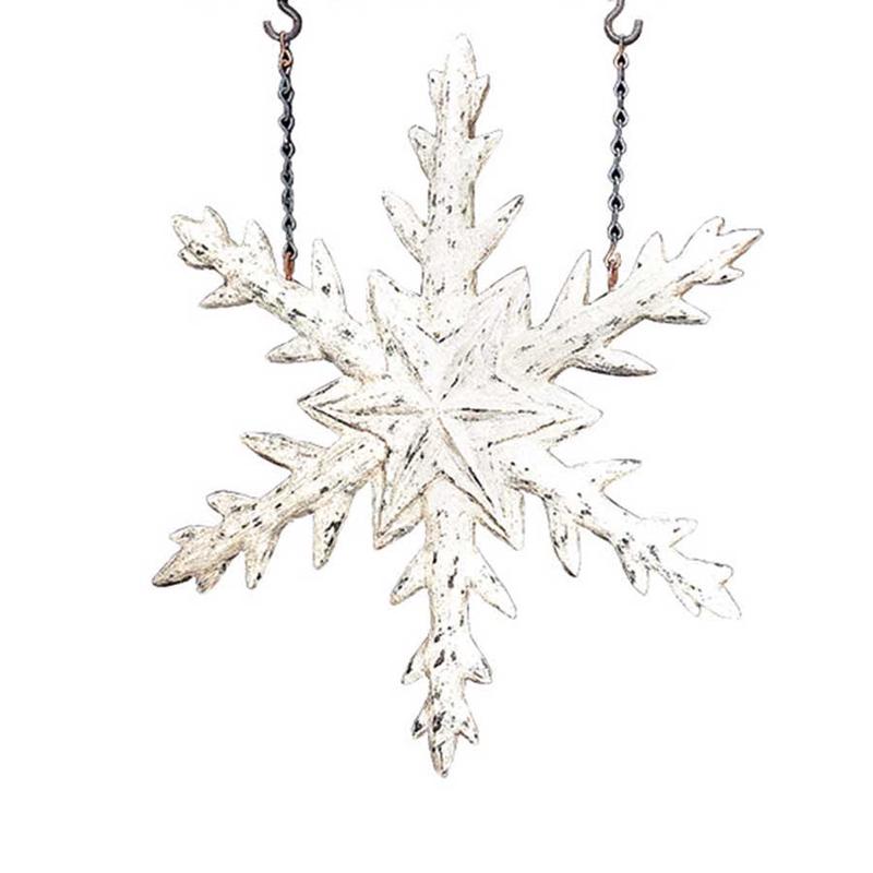 K & K Interiors Snowflake Hanging Ornament