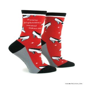 Anne Taintor Socks Kickass Shoes