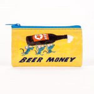 Blue Q Coin Purse Beer Money