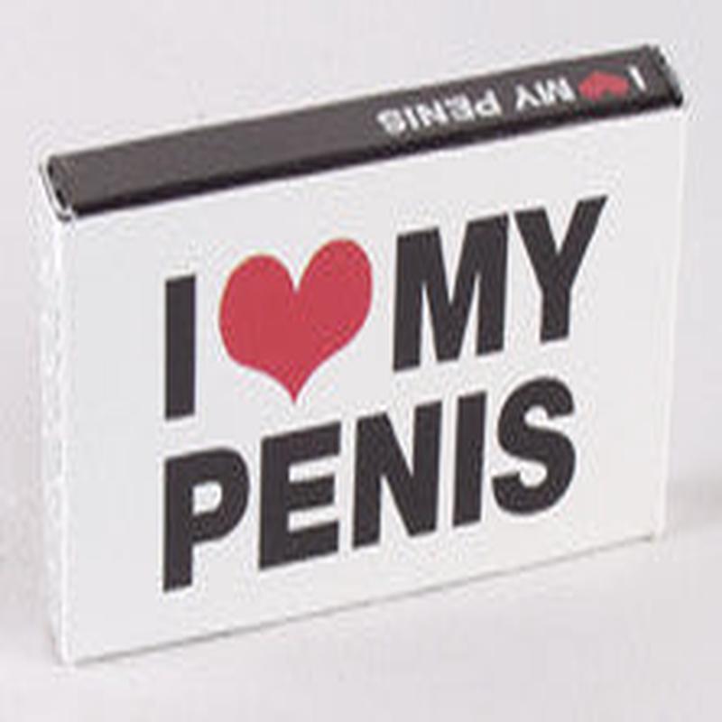 Blue Q Gum I Heart My Penis