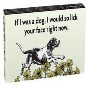 Blue Q Gum I Would Lick Your Face