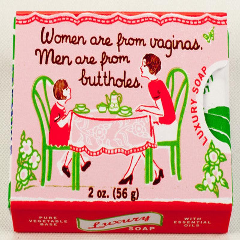 Blue Q Luxury Soap Women Are From Vaginas
