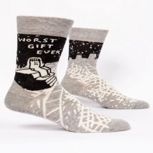 Blue Q Men's Crew Socks Worst Gift Ever