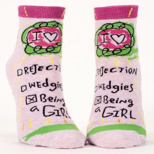 Blue Q Women's Ankle Socks I Love Being A Girl