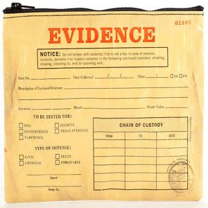 Blue Q Zipper Pouch Evidence