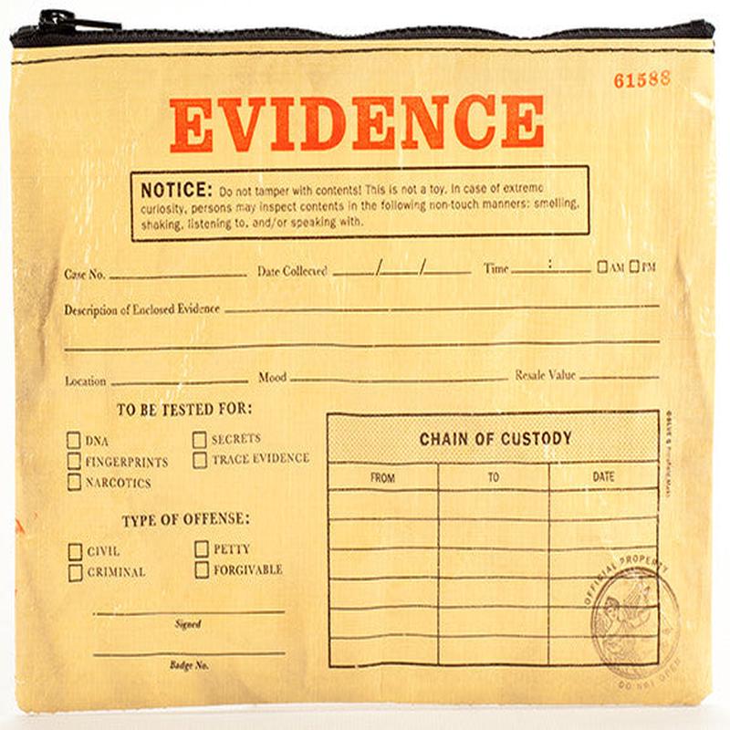 Blue Q Zipper Pouch Evidence