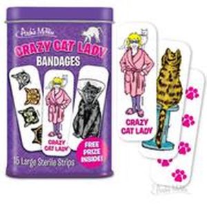 Crazy Cat Lady Bandages