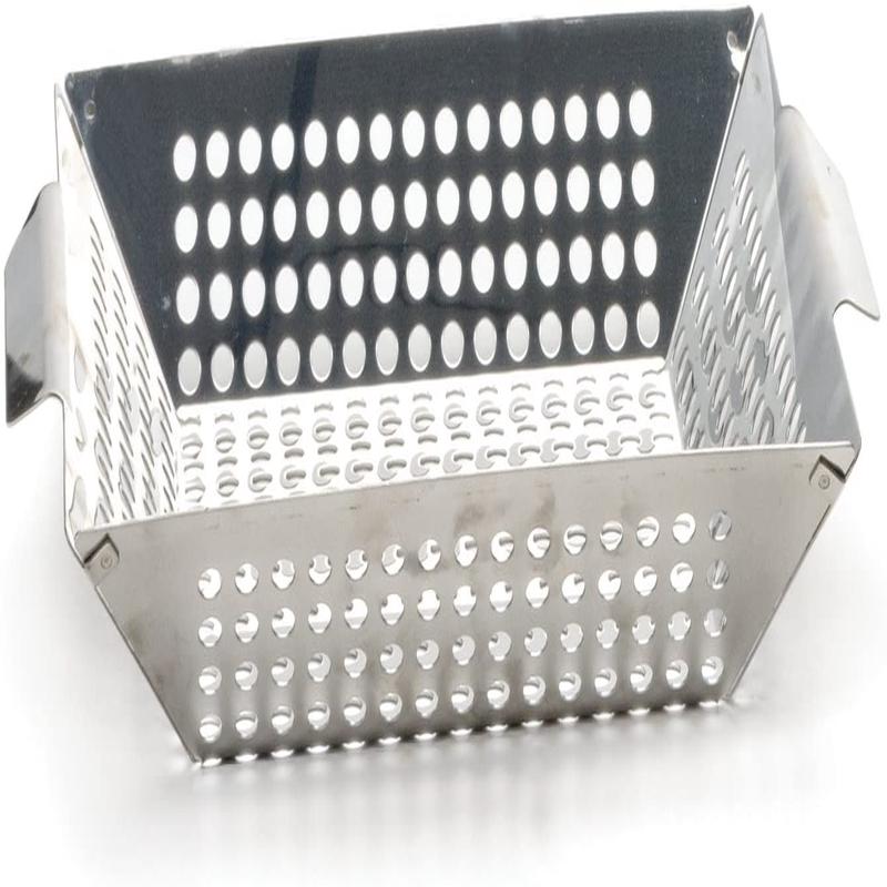 RSVP Stainless Steel Barbecue Grilling Wok, 12-inch