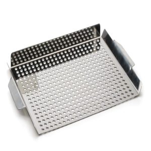 RSVP Stainless Steel BBQ Grilling Pan