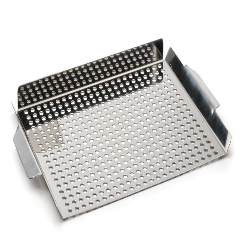 RSVP Stainless Steel BBQ Grilling Pan