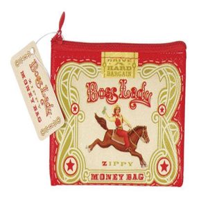 Blue Q Coin Purse Boss Lady