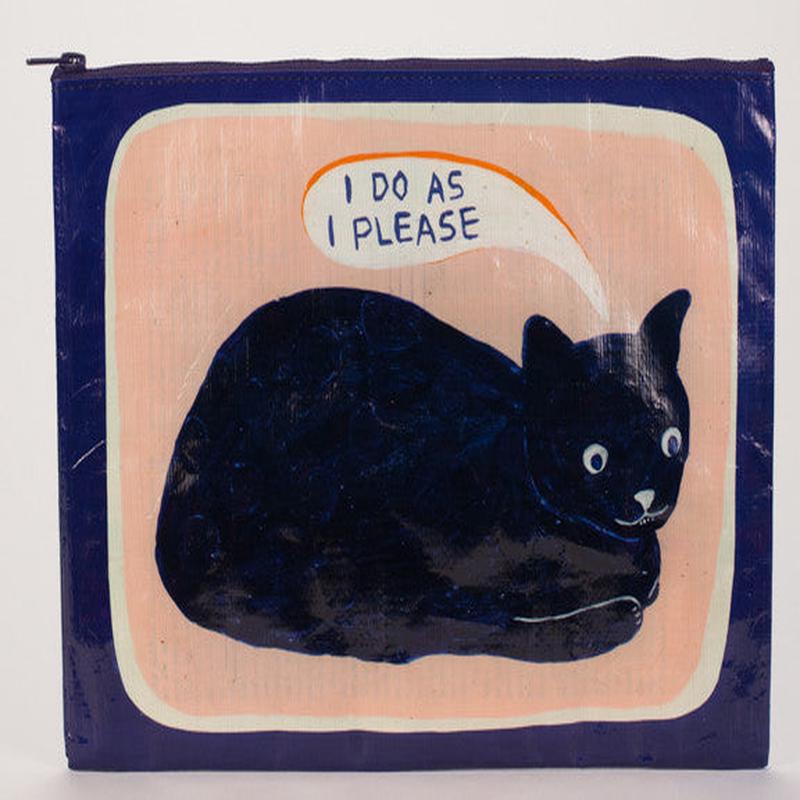 Blue Q Jumbo Pouch I Do As I Please